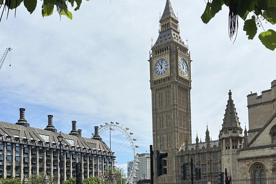 Big Ben i London Eye